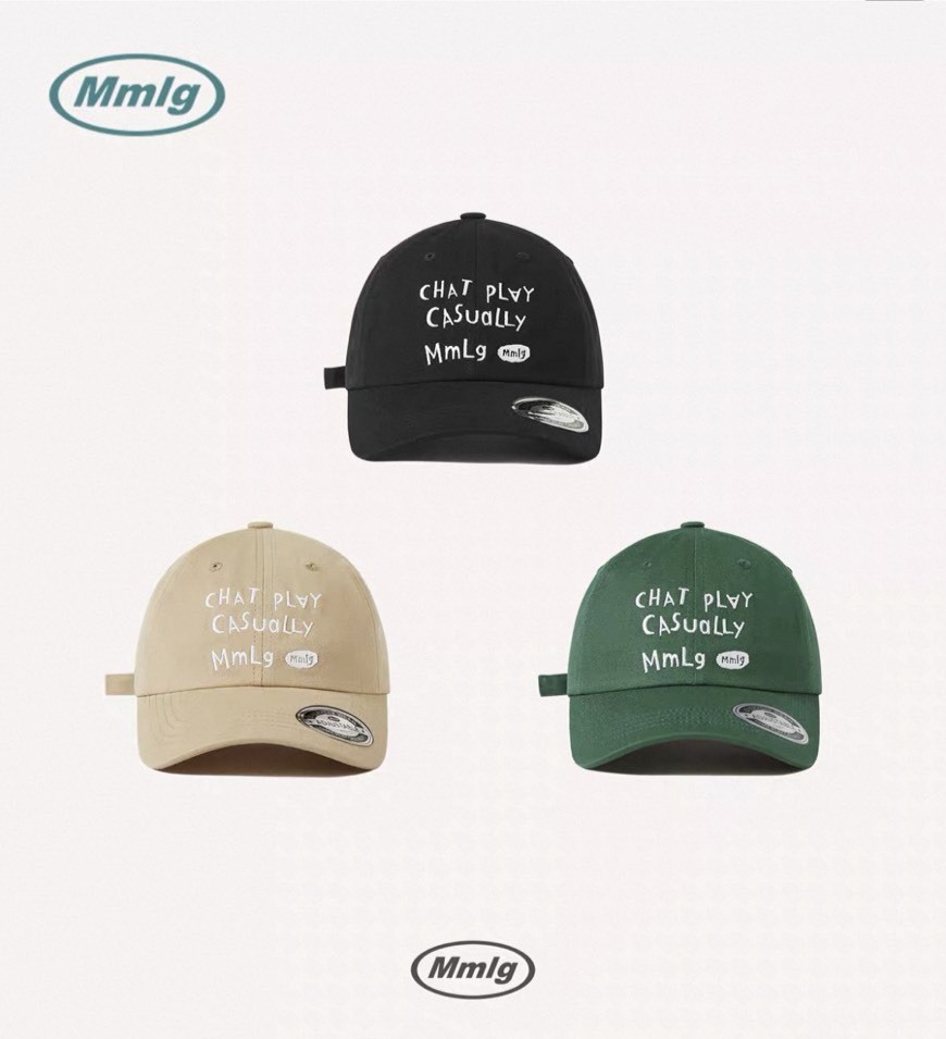 韓國 Mmlg 字母刺繡 棒球帽