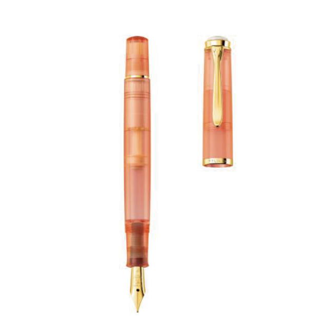 PELIKAN百利金 M200 Apricot Achat杏色瑪瑙 鋼筆墨水組
