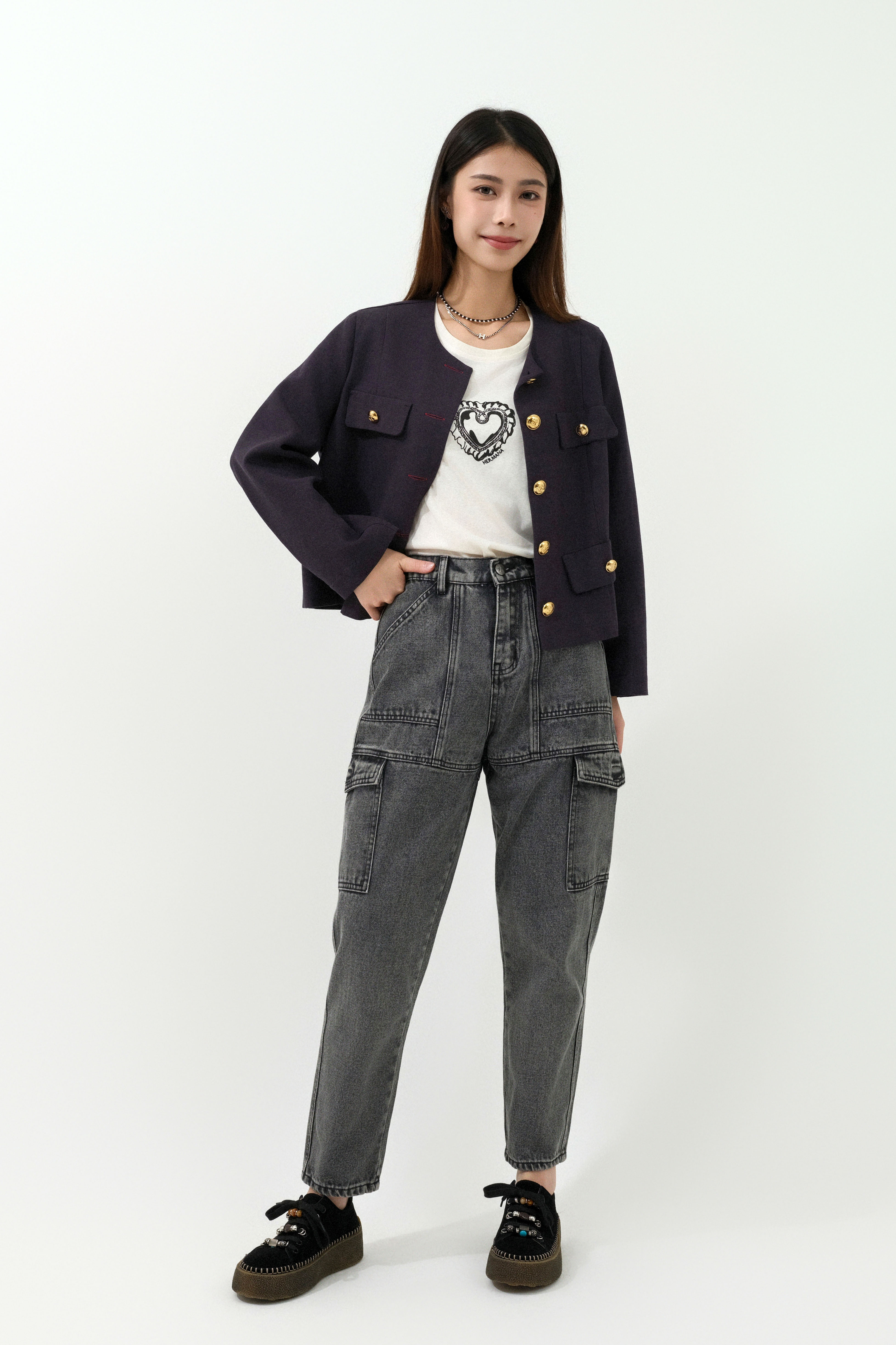 FW25_0013（外套＋Tee＋牛仔褲）