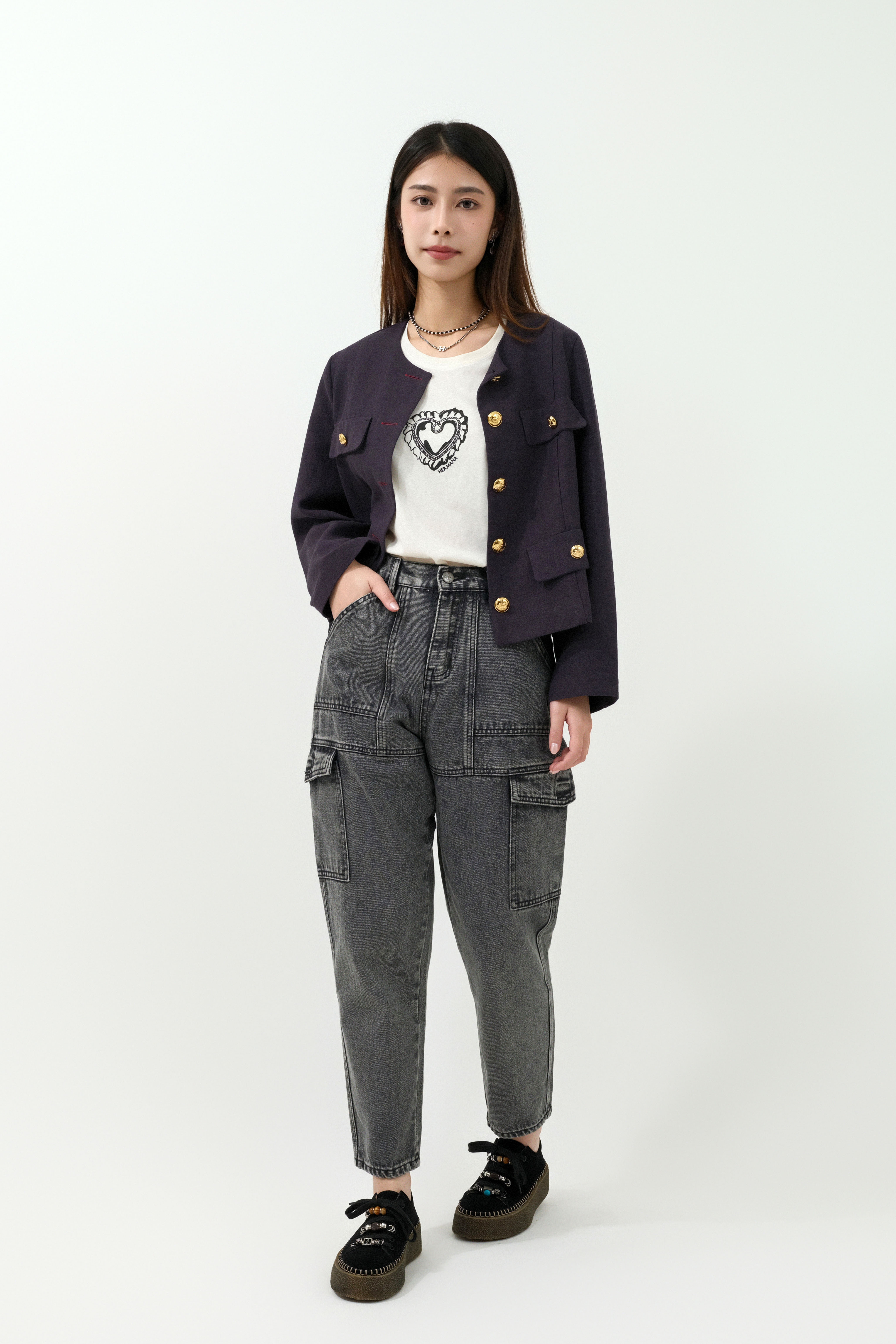 FW25_0013（外套＋Tee＋牛仔褲）