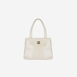 [S] ANOETIC ANC LOGO TINY TOTE BAG,IVORY, SAN55 [FINAL SALE] (SAN55)