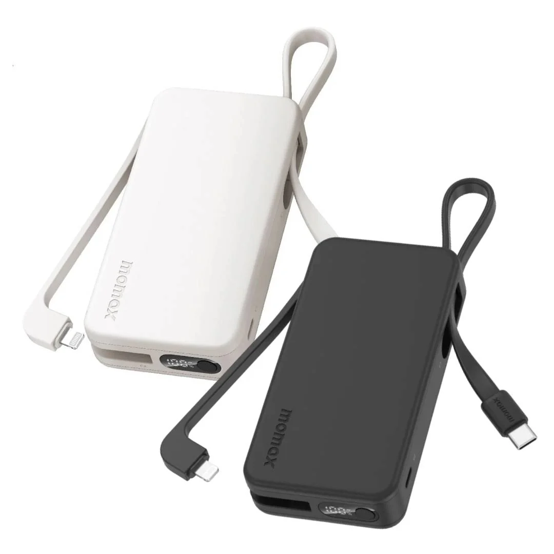 Momax 1-Power Vital+ 10000mAh 雙內建 USB-C 線行動電源