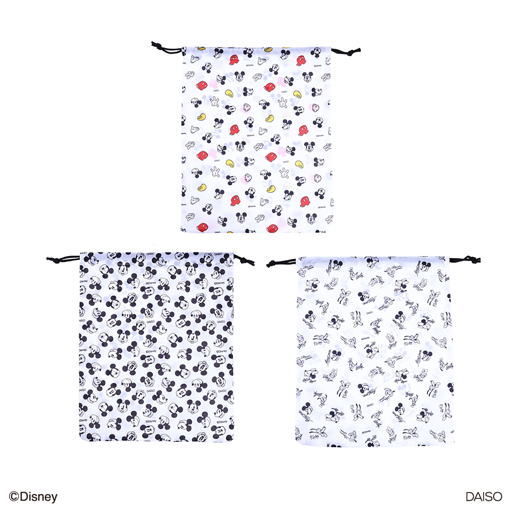 束口袋/米奇 27x33cm
