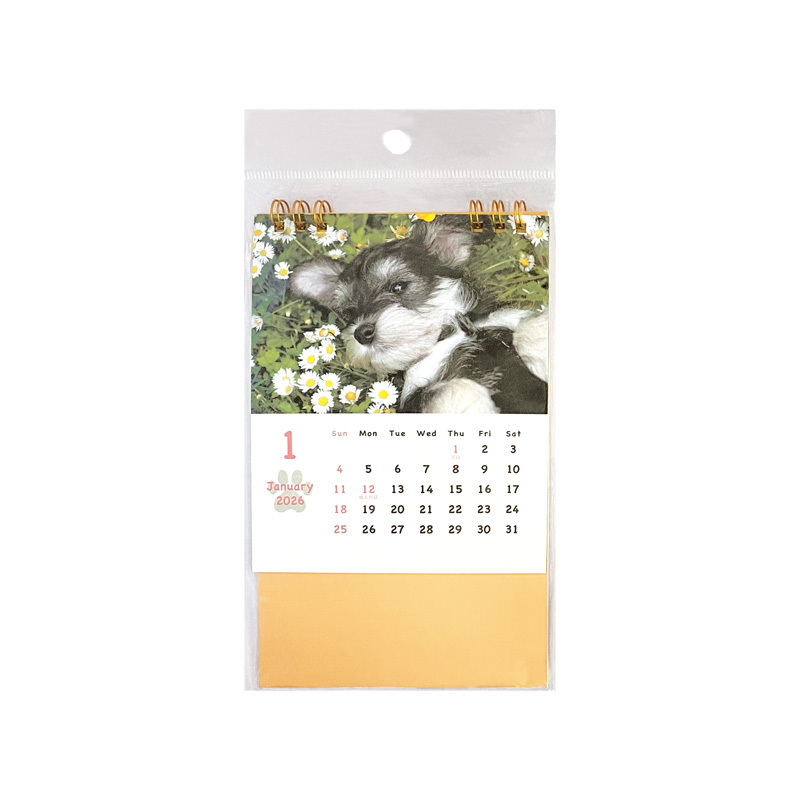 2026年桌上型月曆