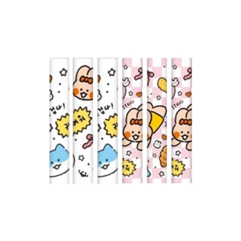 韓國風鉛筆蓋/彩色插畫 6入