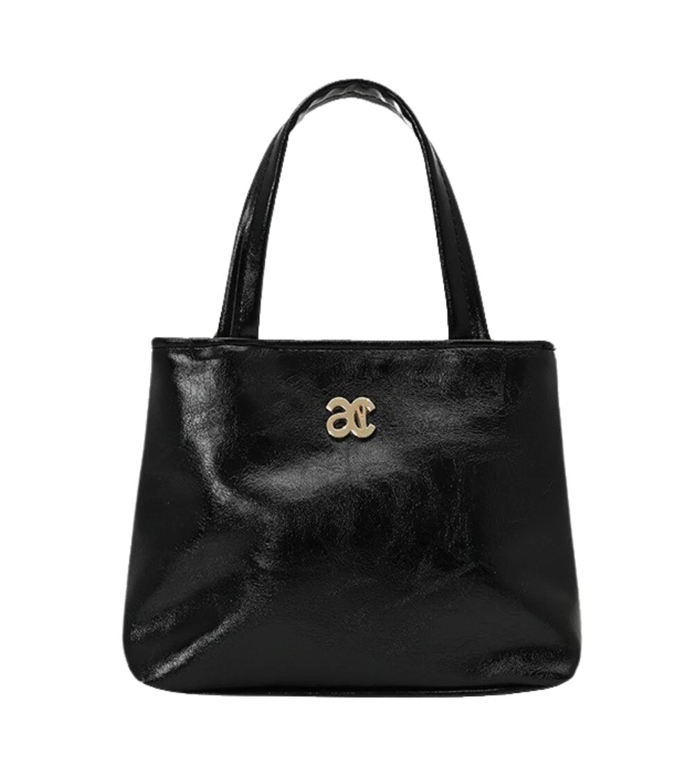 [S] ANOETIC ANC LOGO TINY TOTE BAG,BLACK, SAN21 [FINAL SALE] SAN21)