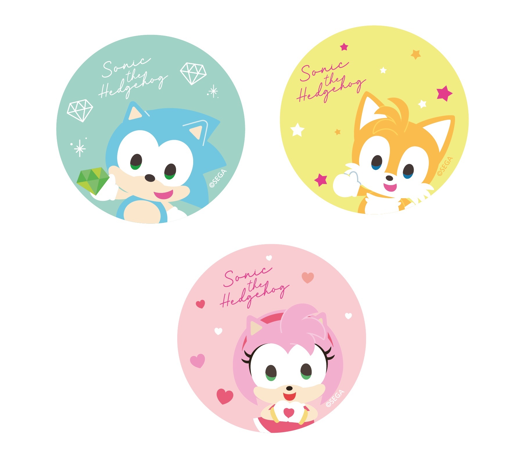 SONIC & FRIENDS - 襟章套裝