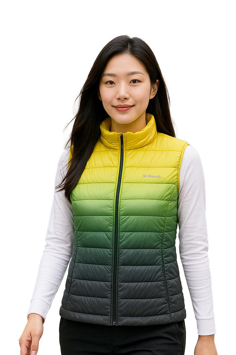 立領漸層羽絨背心│女款 7225