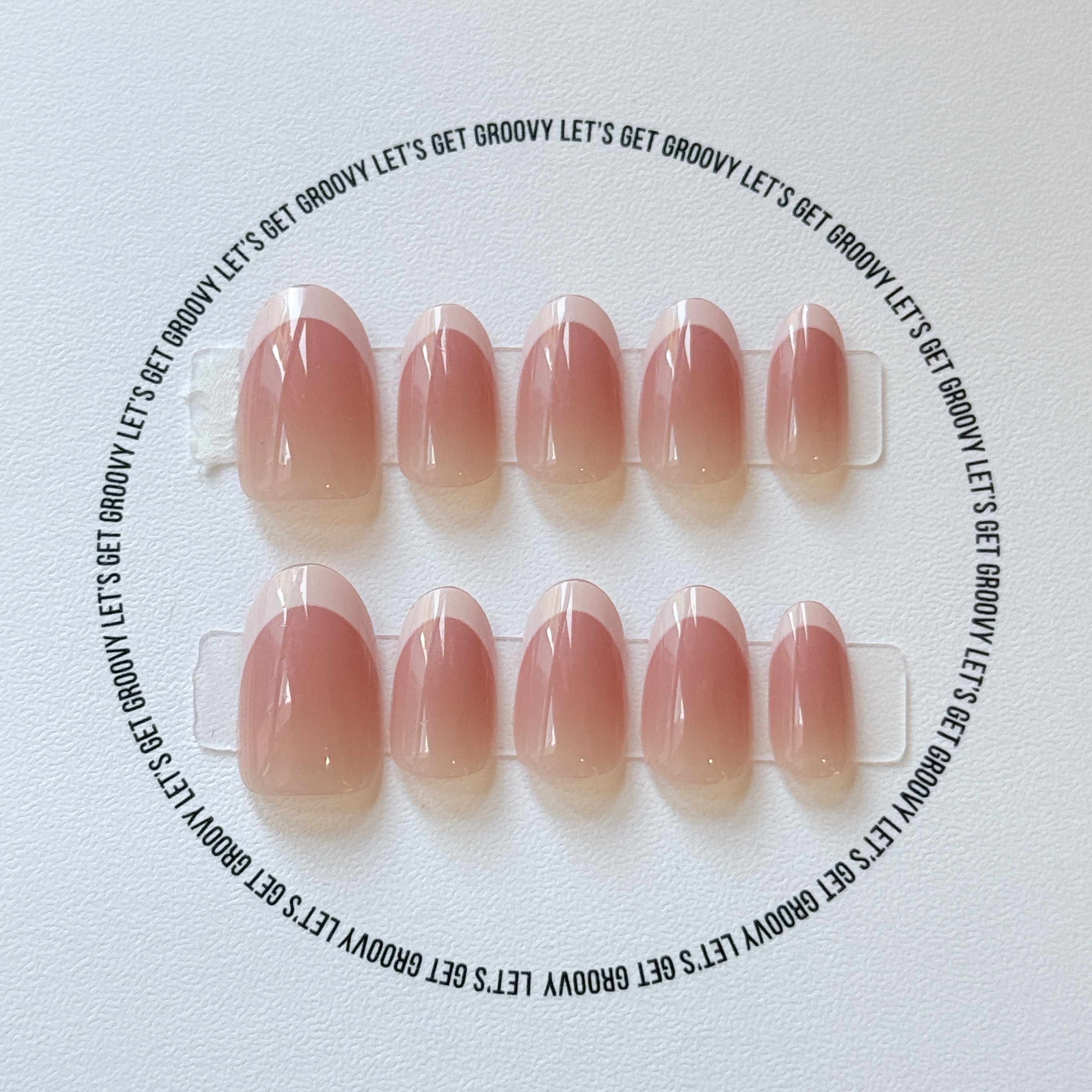 Slay ︳Pink Nude Color。Light Pink French Style