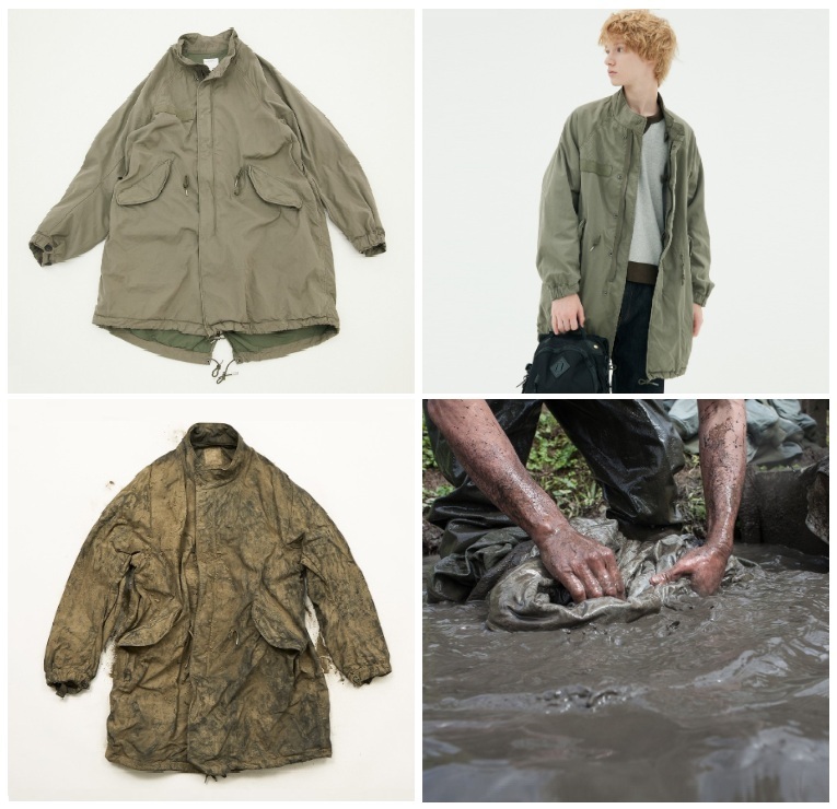 VISVIM SIX-FIVE FISHTAIL PARKA MUD DYE *ISETAN LIMITED