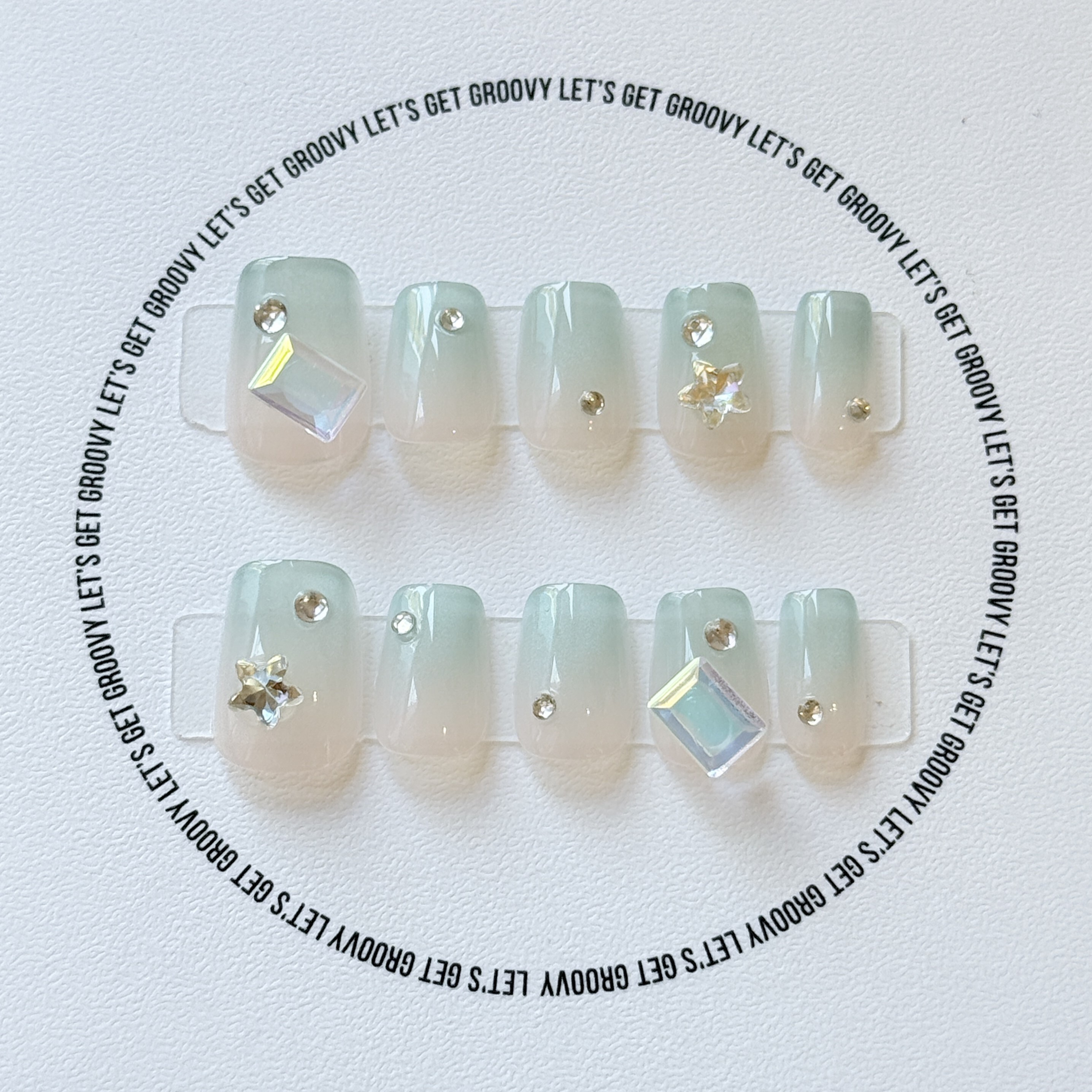 Slay ︳Light Powder Blue。Star and Diamond Charms