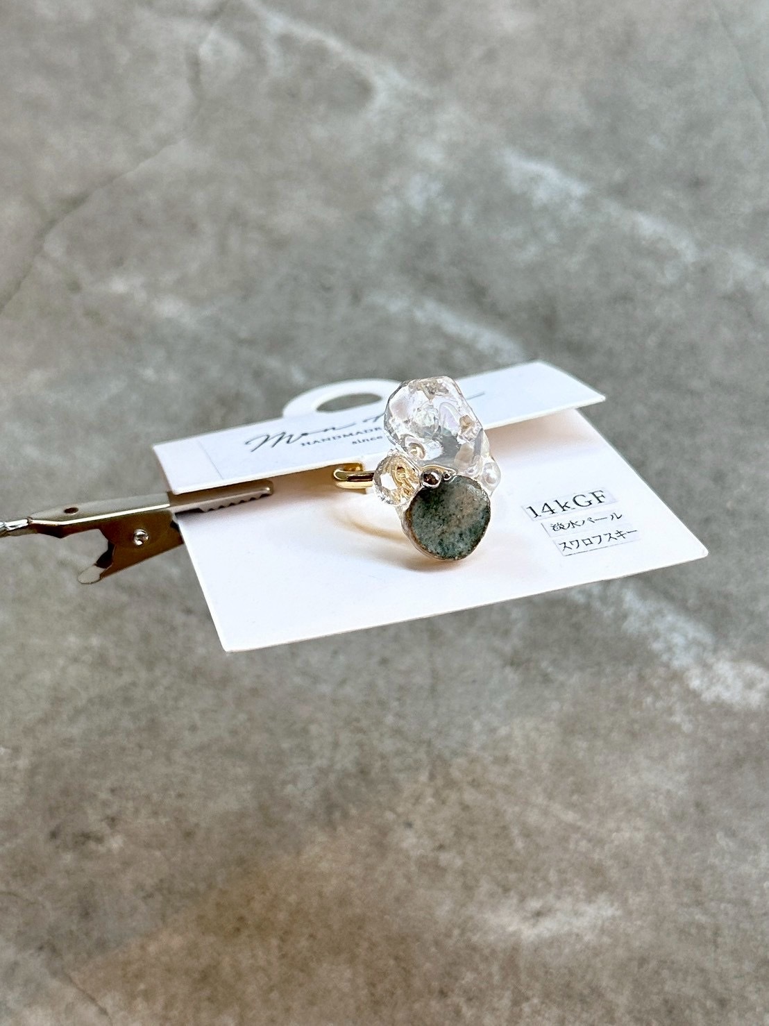 [Mon Amie] 彩石陶瓷戒指 | NO.19