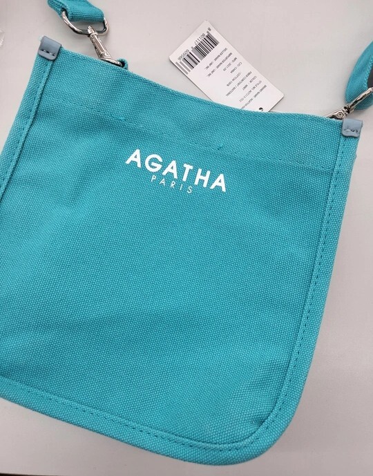 [S] AGATHA BIBI CROSS BAG,MINT BLUE, AGT213-552 (SAG30)