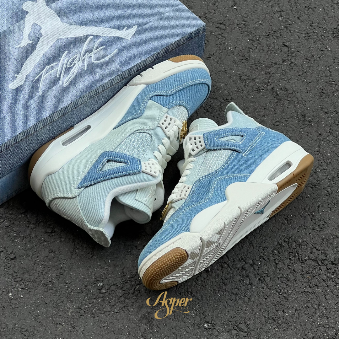 Jordan 4 Retro TEX "Denim Worn Blue" 丹寧 女鞋男段 IB6716-100 IX