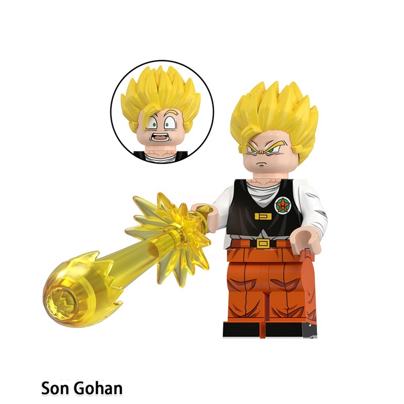 Dragon Ball Son Gohan Custom Minifigures Minifigs Fit Lego WM6184 WM2727