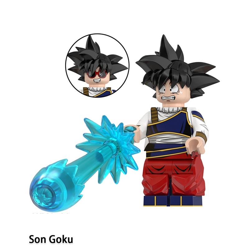Dragon Ball Son Goku Custom Minifigures Minifigs Fit Lego WM6184 WM2728