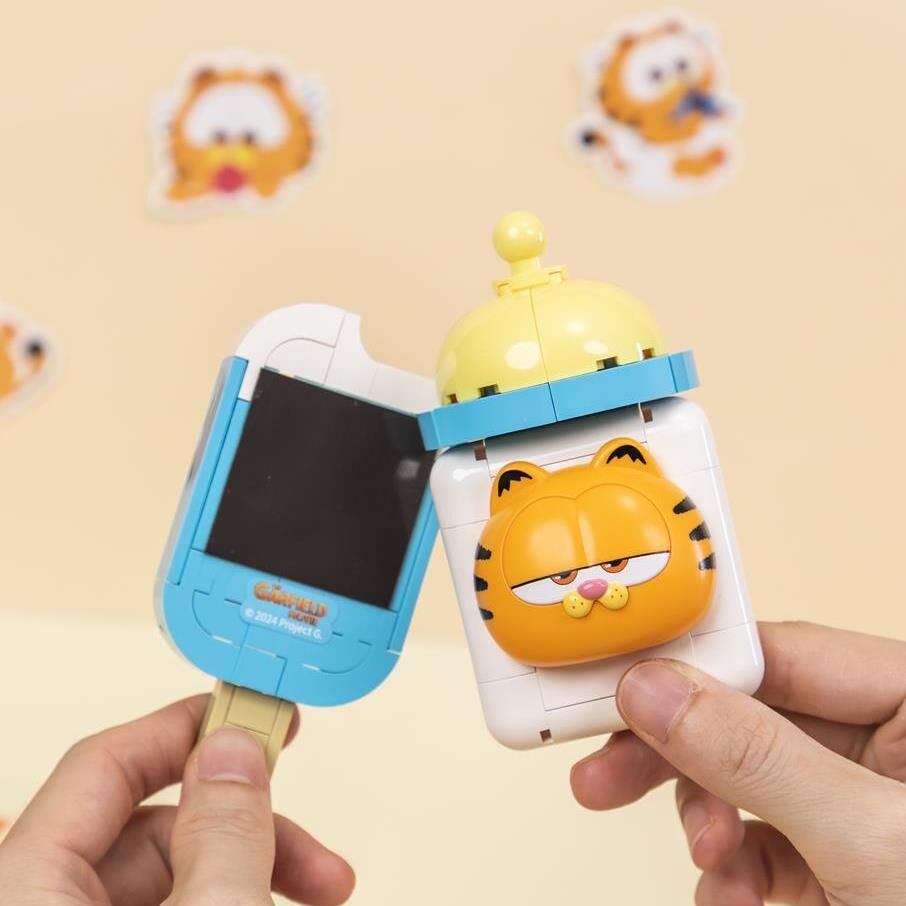 拼奇 加菲貓 冰箱貼 塔可 收藏積木(86819)