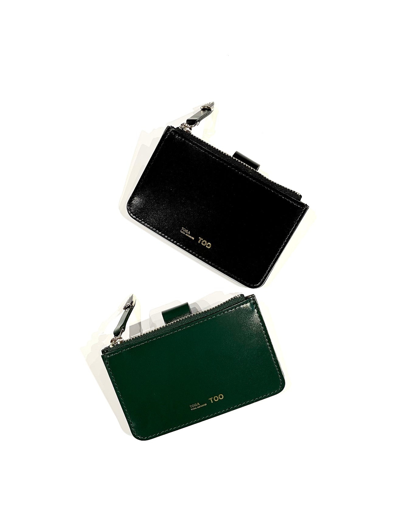 TOGA TOO / Leather wallet studs small