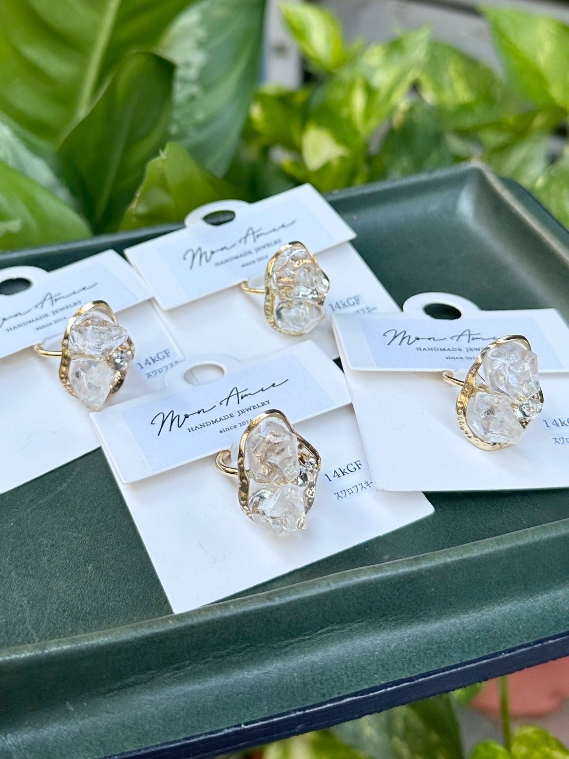 [Mon Amie] 雙彩石寶石戒指 | NO.22