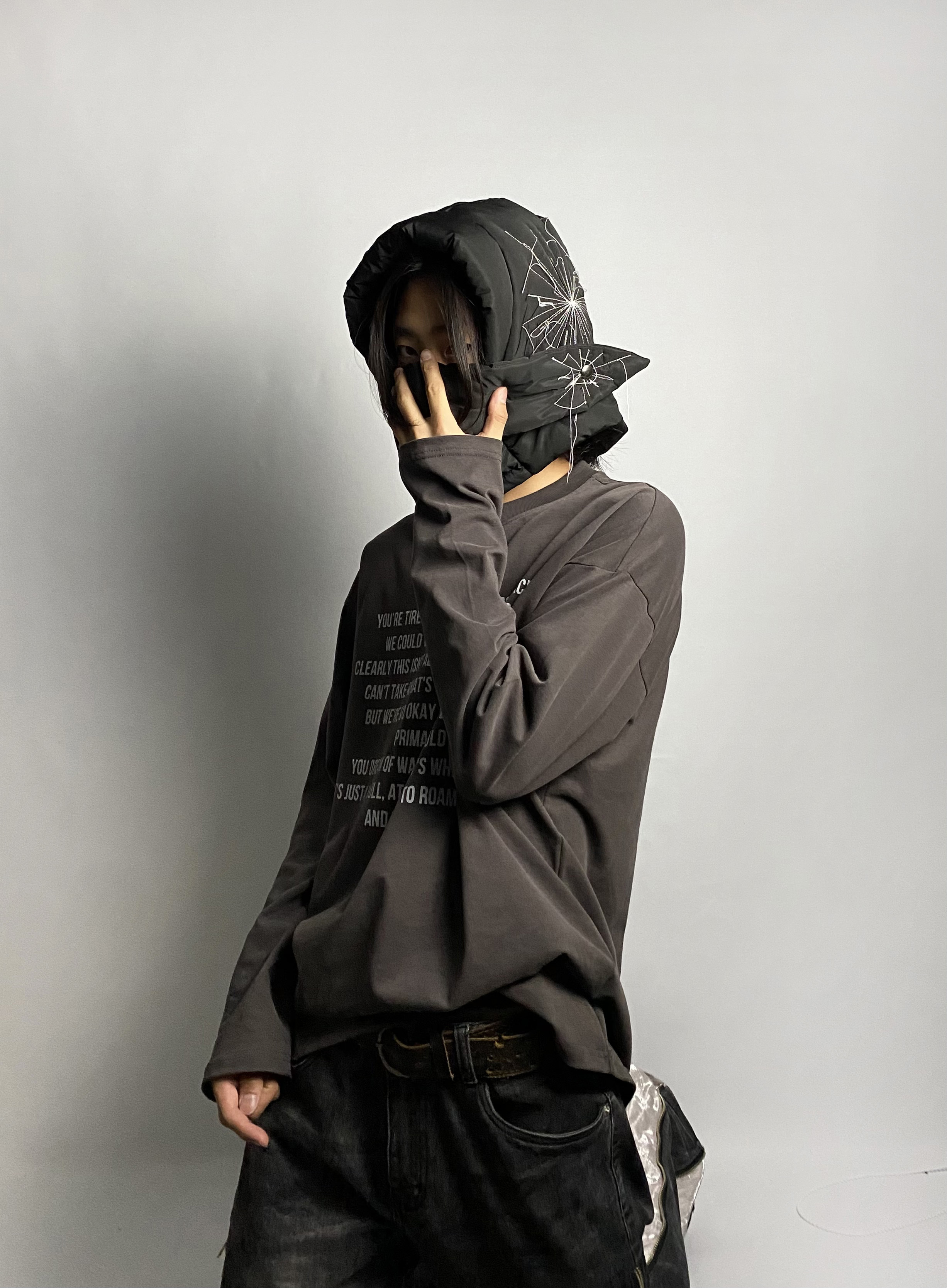 VAJAVU 蜘蛛網 繡花 盔型 巴拉客拉法帽