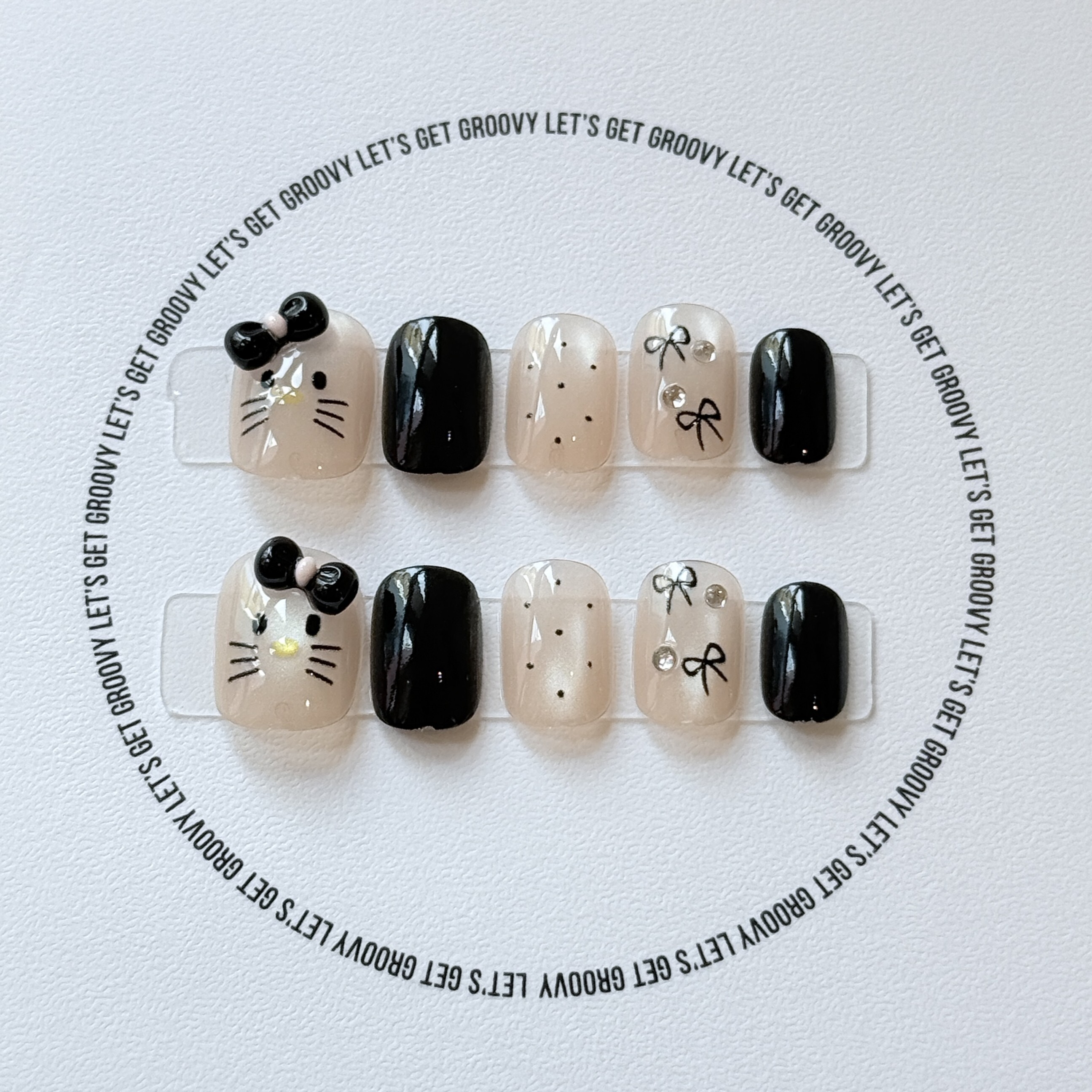 Slay ︳Kitty Cat with Black Pattern