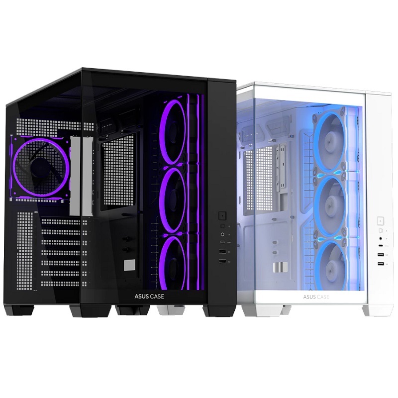 米特3C數位–ASUS 華碩 A32 PLUS ATX全景玻璃機殼/U高16.5cm/卡長42cm/黑色/白色