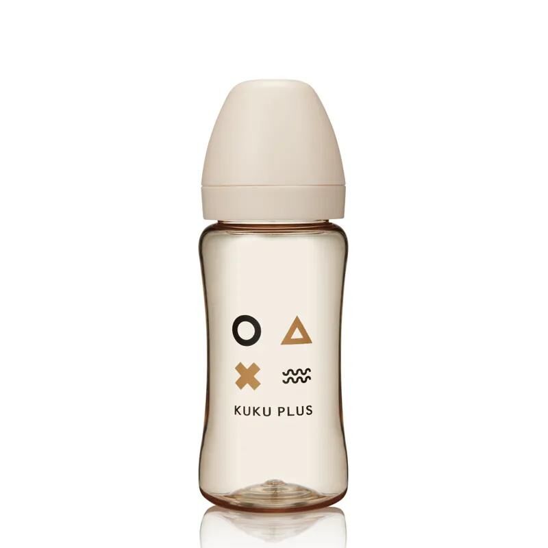 KUKU PLUS 純真之瞳寬口PPSU奶瓶 300毫升
