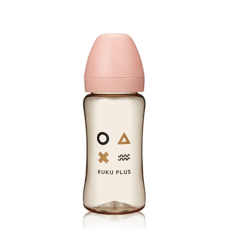 KUKU PLUS 純真之瞳寬口PPSU奶瓶 300毫升