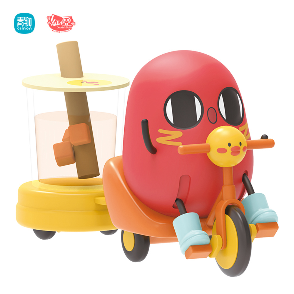 紅小豆可動公仔 隨機一款