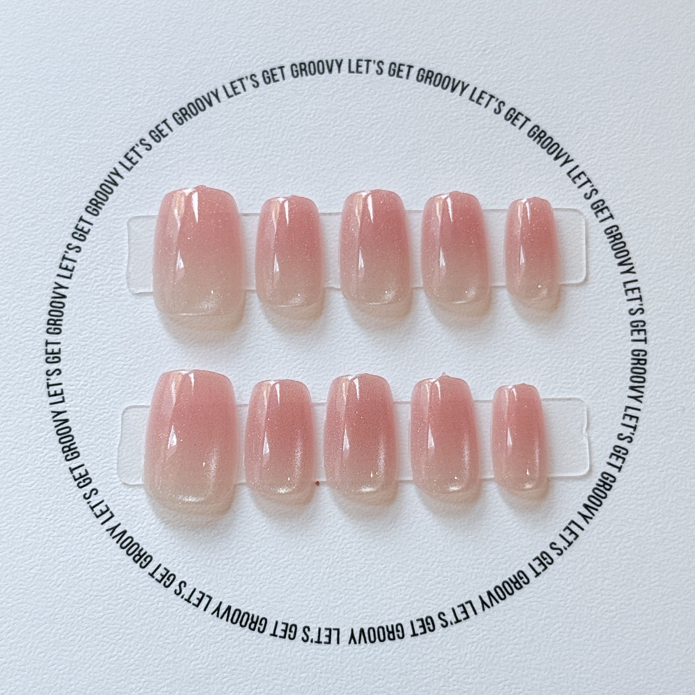 Slay ︳Light Pink。Silver Gradient Color