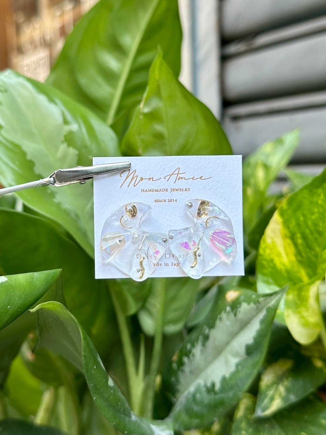 [Mon Amie] 飄逸極光寶石耳環 | NO.25 | 耳針