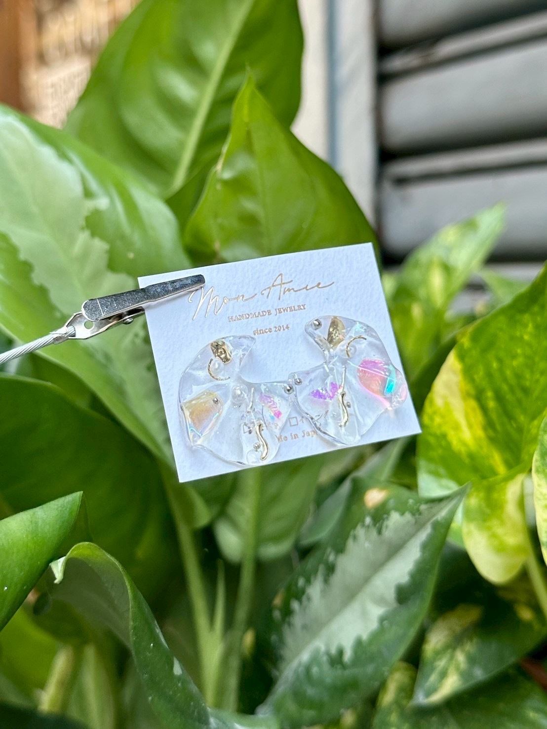 [Mon Amie] 飄逸極光寶石耳環 | NO.25 | 耳針