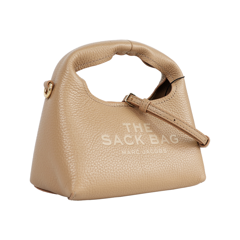 【Marc Jacobs】The Sack Bag 牛皮二用包(Micro)(駝色)