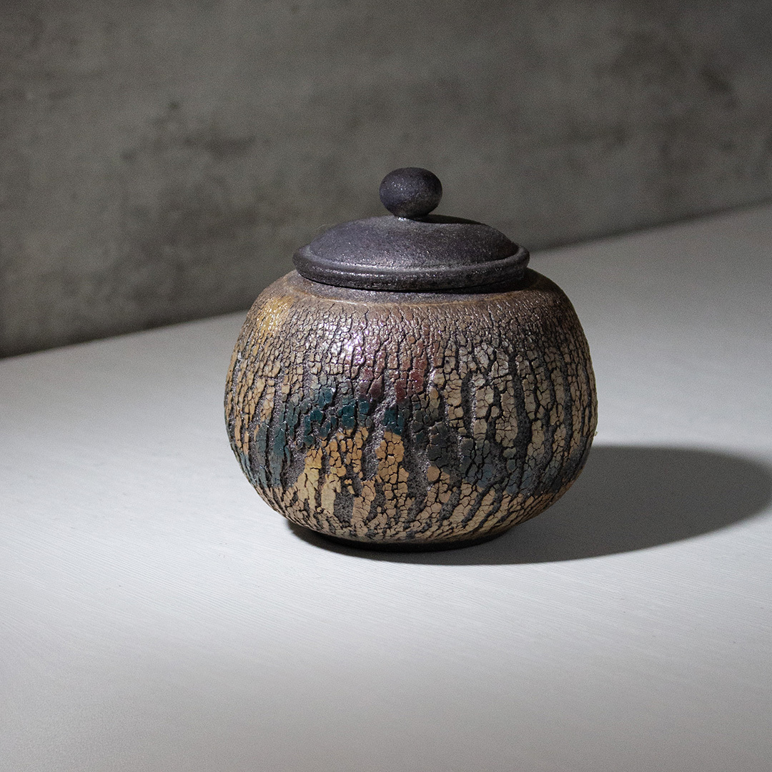 蒼境爆裂柴燒茶葉罐H001D