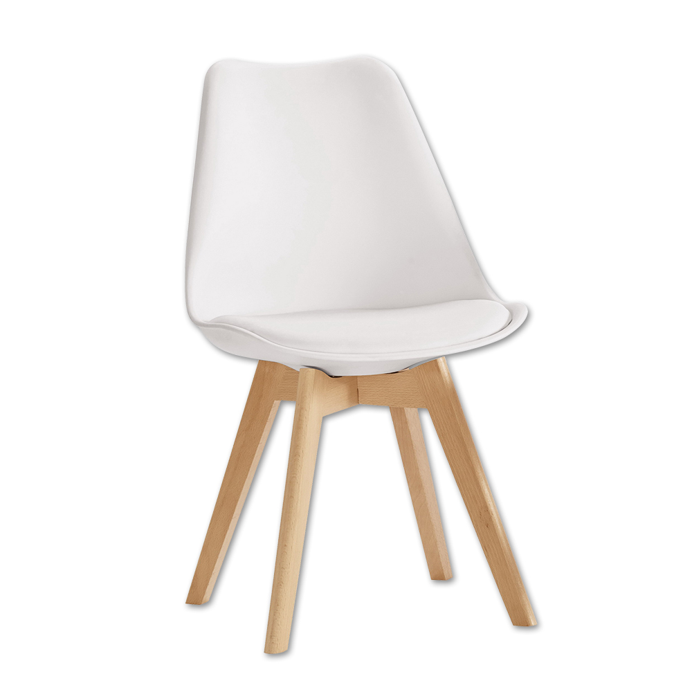 奧麗莎簡約皮革餐椅/單椅(三色可選)