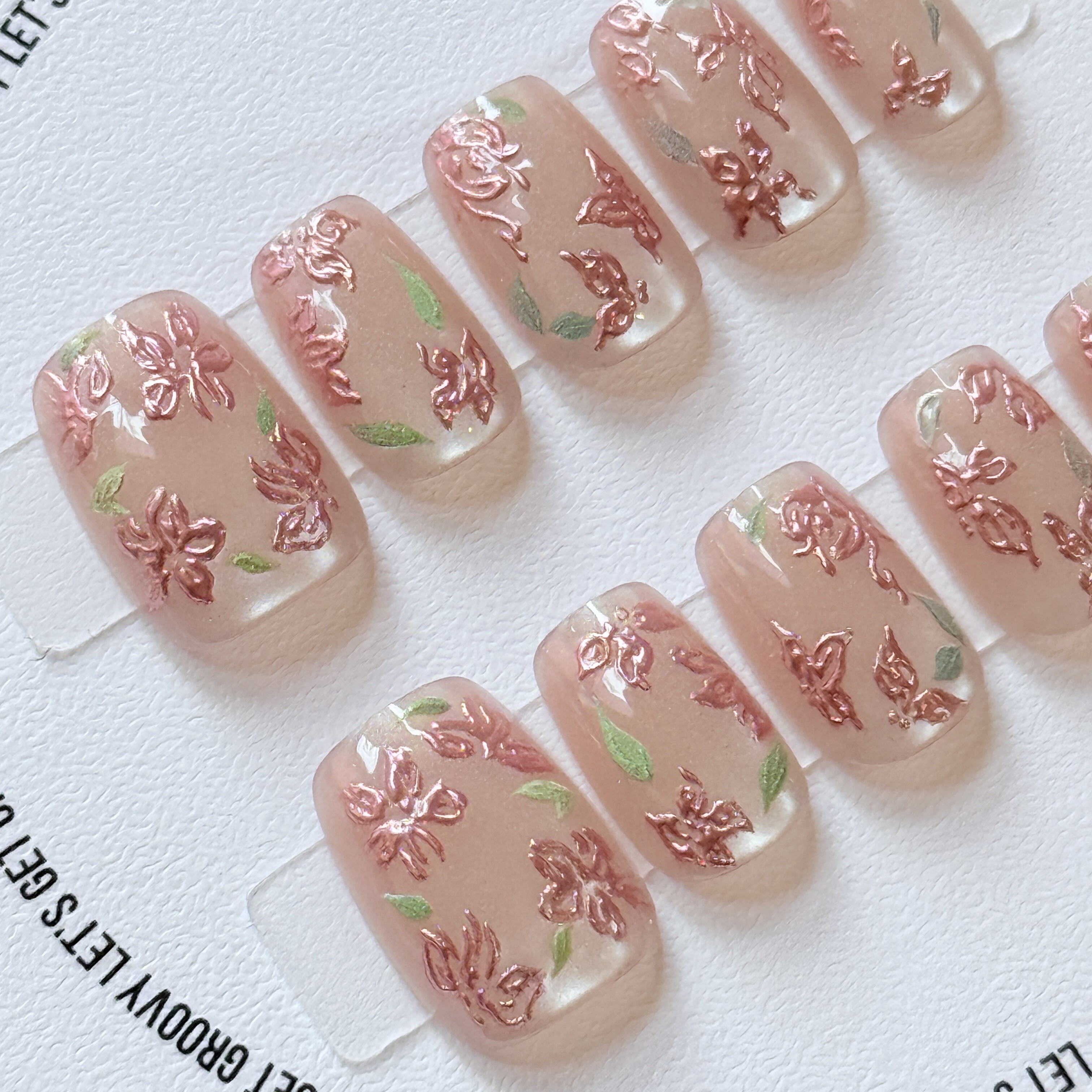 Slay ︳Rose Pink with Floral Pattern