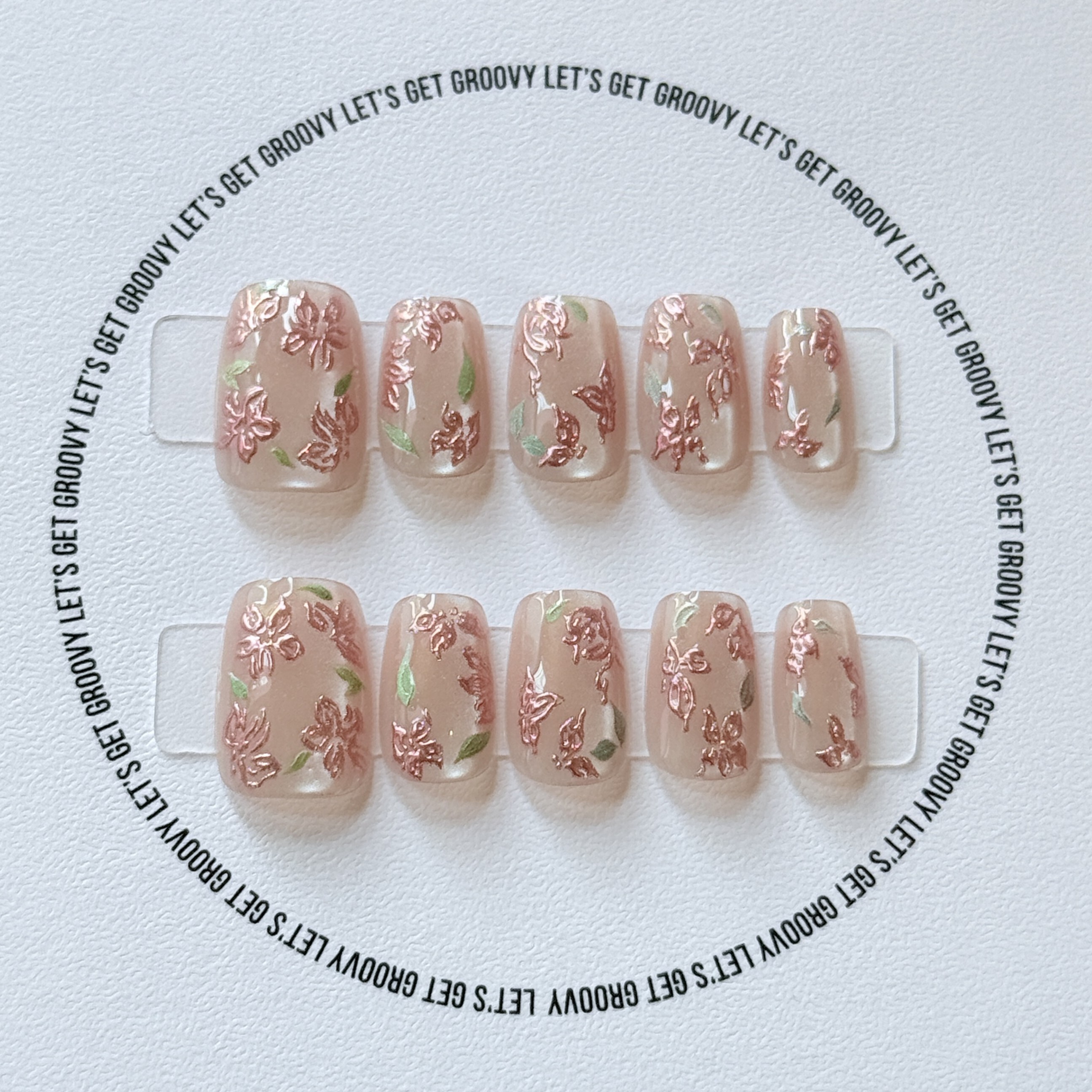 Slay ︳Rose Pink with Floral Pattern