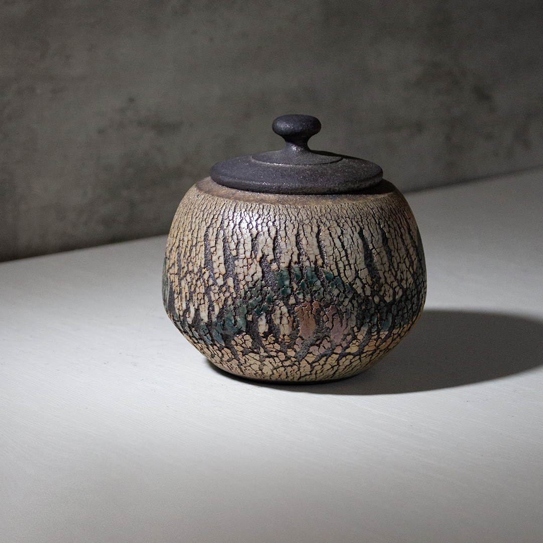 蒼境爆裂柴燒茶葉罐H003D