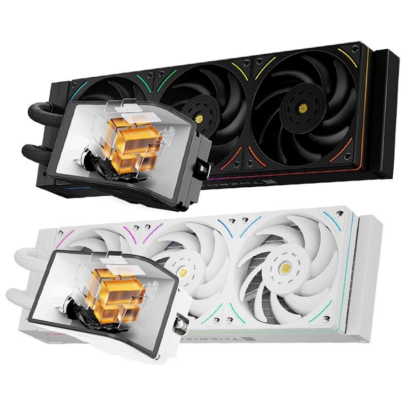 米特3C數位–Thermalright 利民 Wonder Vision 360 UB ARGB 水冷散熱器 黑色/白色