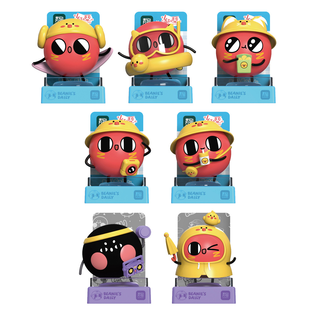 紅小豆球球你拚裝公仔 隨機一款