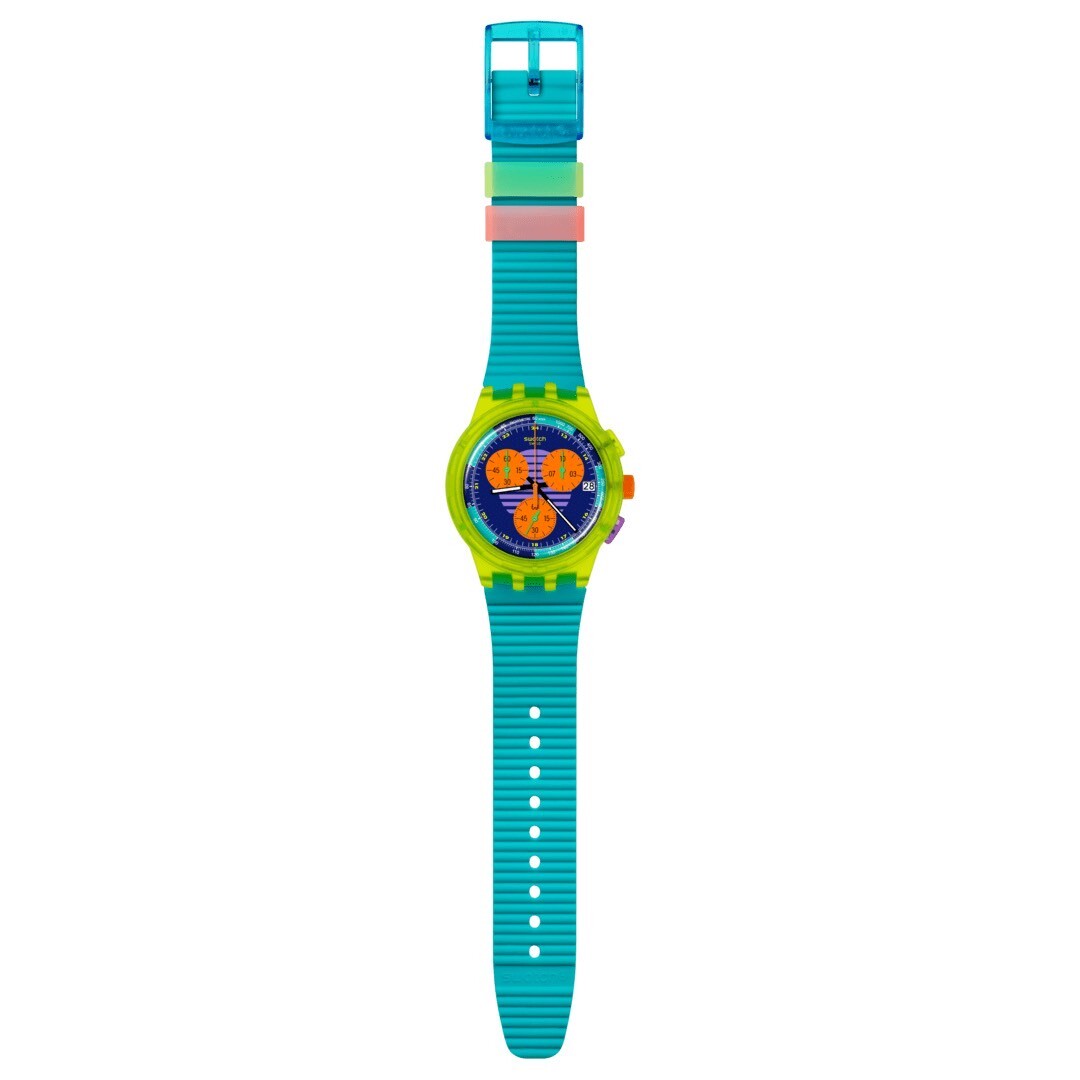 【Swatch】NEON WAVE SUSJ404 42mm  Modern Watch