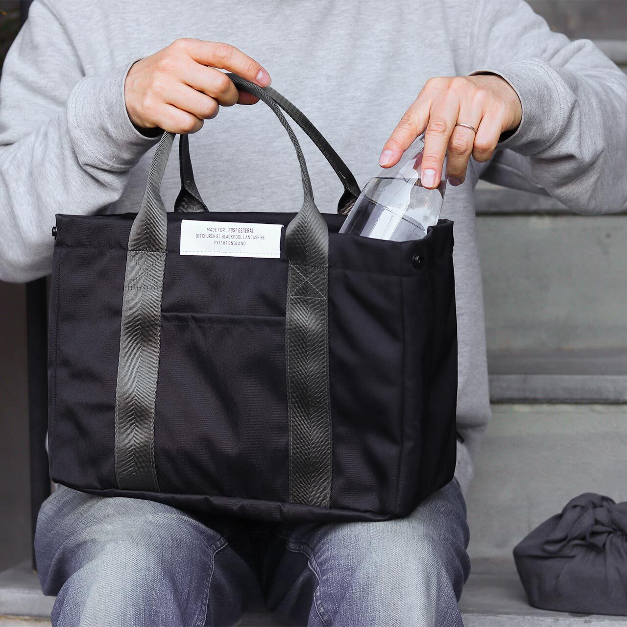 GOWITH保冷保溫袋∣輕量手提系列 黑∣日本 POST GENERAL