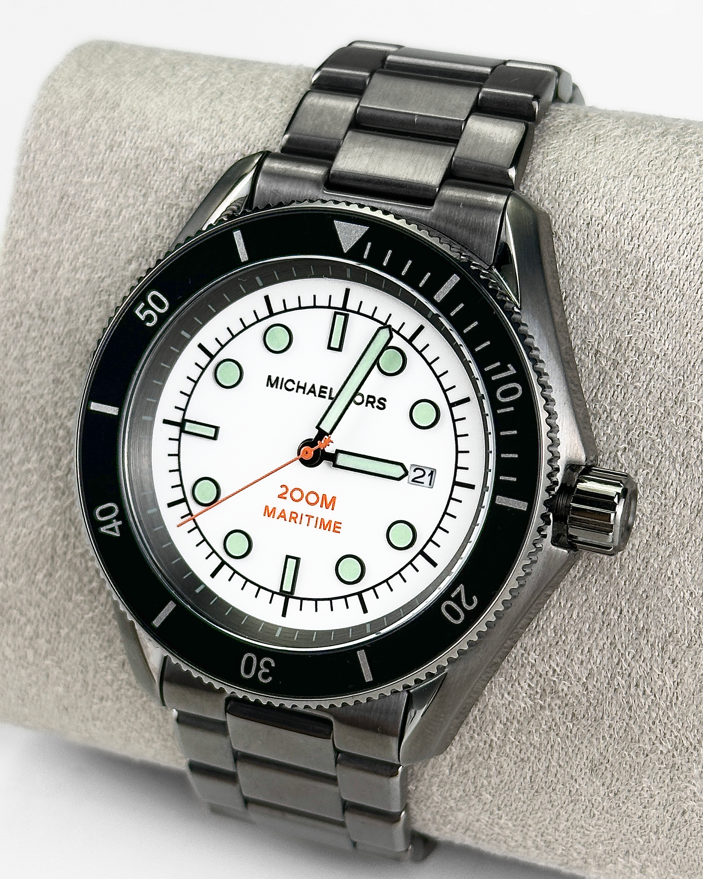 Michael Kors MK9163 42mm 不鏽鋼錶帶 潛水錶