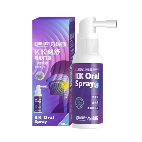 QRIOUS奇瑞斯 紫錐菊KK刻舒口腔噴霧-勁涼枇杷口味