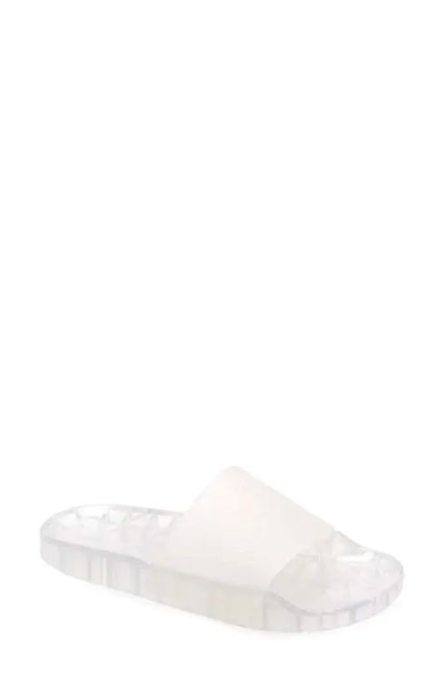 [S] DKNY TINZLI JELLY SLIDE POOL SANDALS,PVC CLEAR, K1231775-CL1 [FINAL SALE] (SD674)