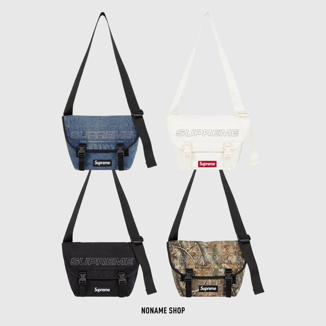 SUPREME FW25 WEEK1 Denim Messenger Bag 郵差包 四色