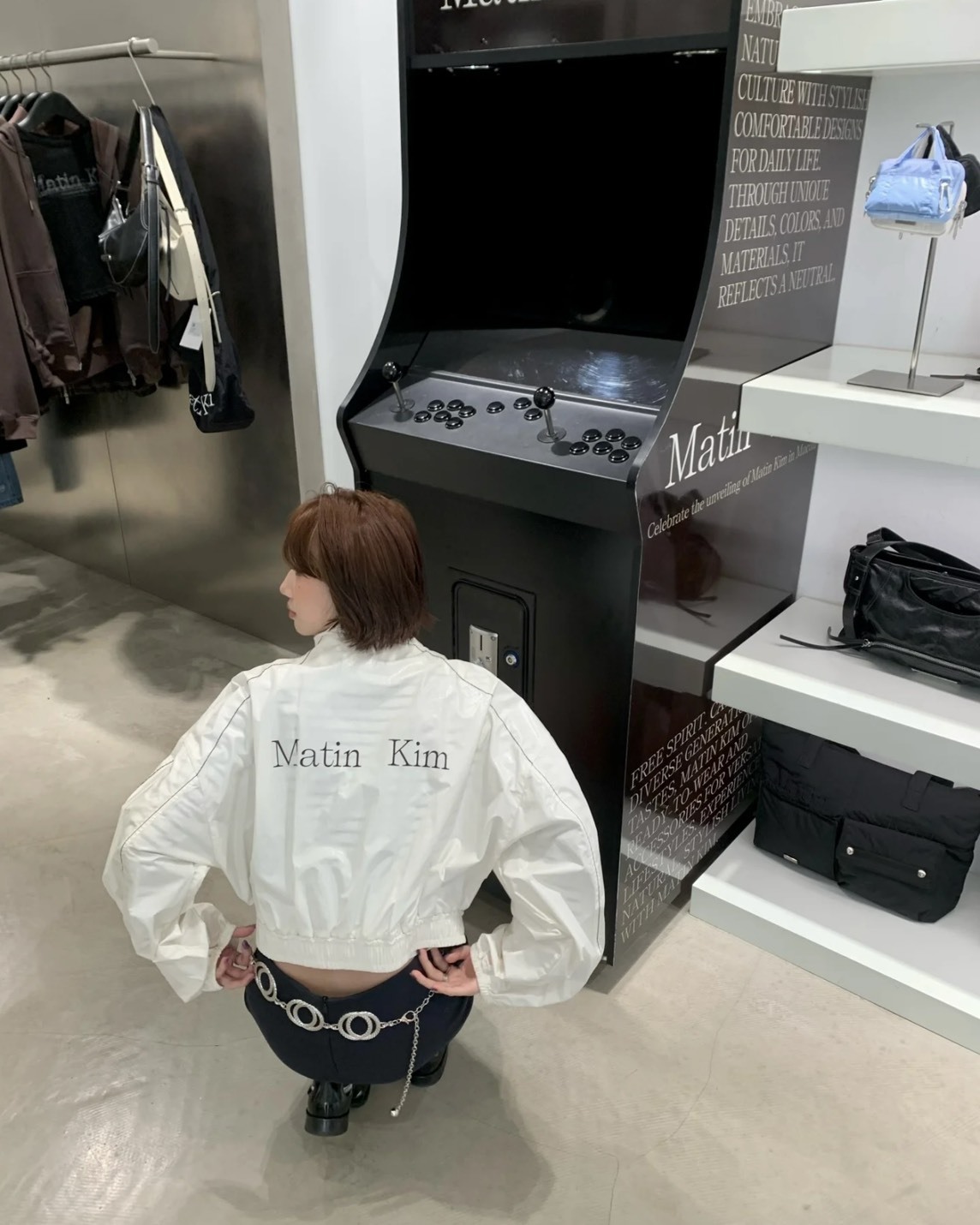 【預購】MATIN KIM 短版風衣外套 3色 MK249OJP063M