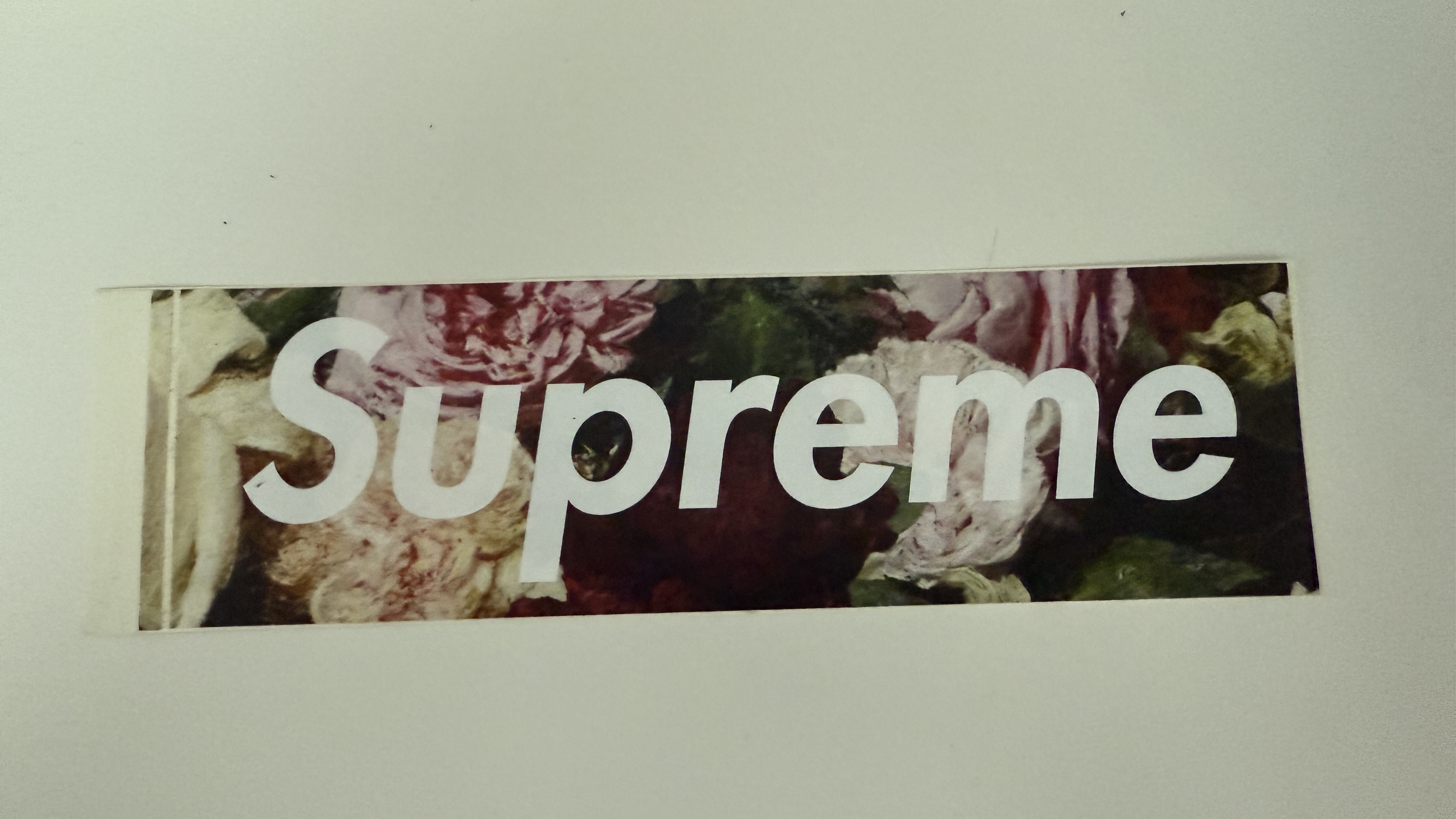 Supreme box sticker 03