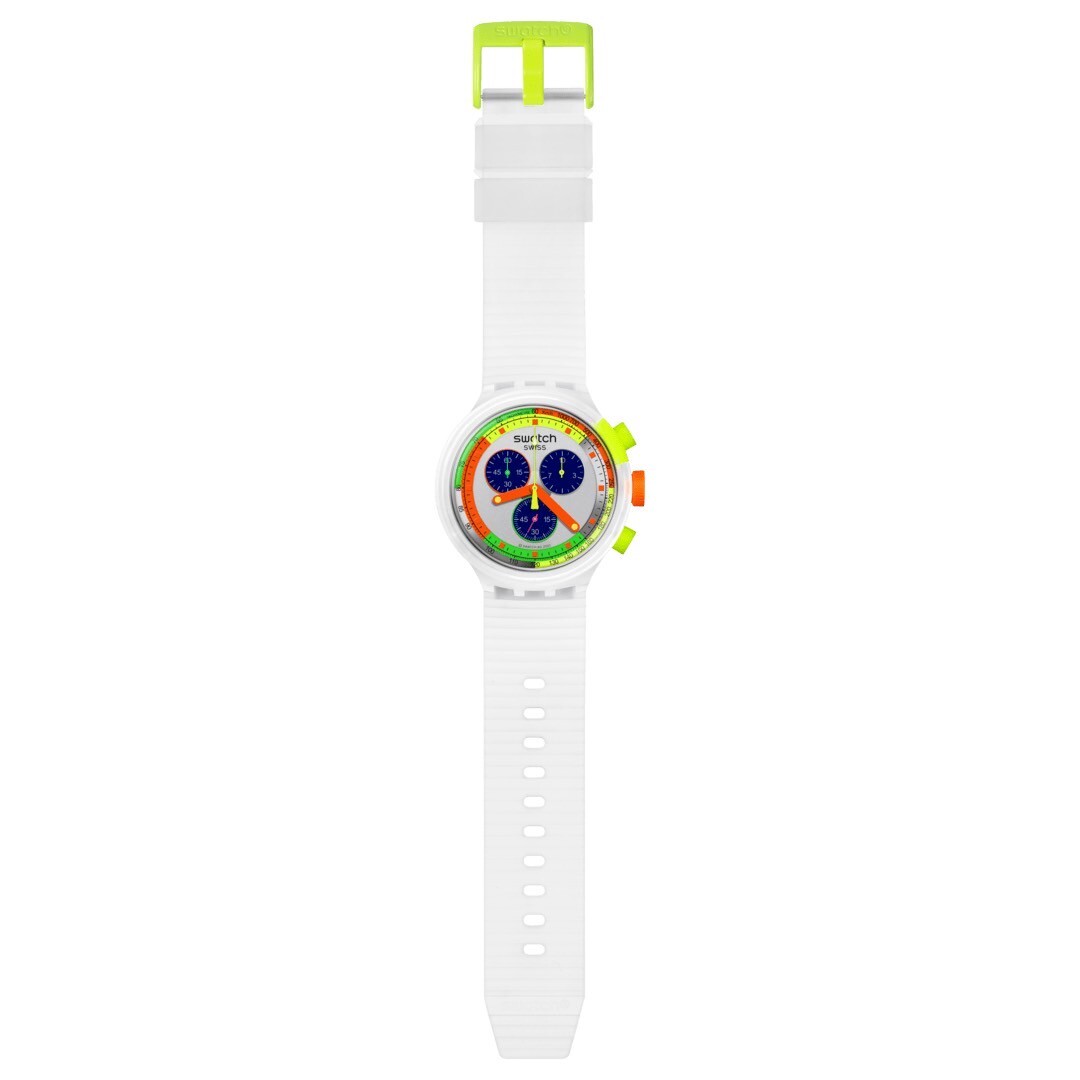 【Swatch】NEON JELLY SB02K100 47mm  Modern Watch