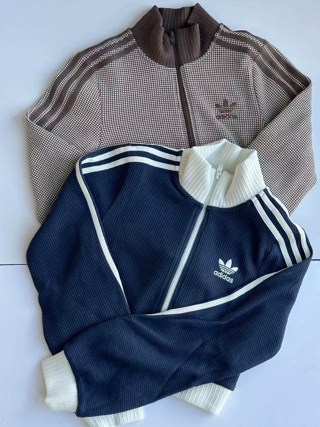 ADIDAS TRACK TOP SS25 CROP 立領針織 短版外套 2色